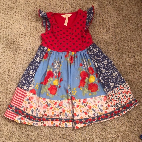 Matilda Jane Red White And Blue Dress 